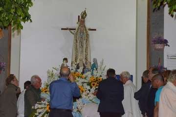 Misa y procesión religiosa en el El Calero de Telde (Foto Francisco Javier Santana)